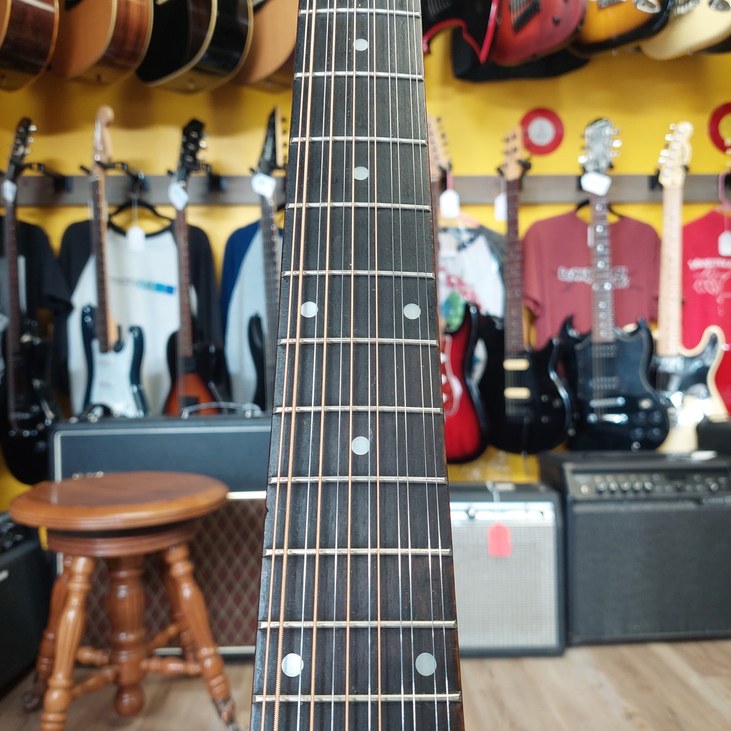Jasmine by Takamine ES312 12-String Acoustic/Electric Guitar -Natural (USED) "Made In Korea"