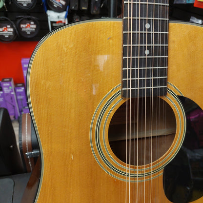 Jasmine by Takamine ES312 12-String Acoustic/Electric Guitar -Natural (USED) "Made In Korea"