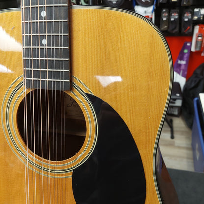 Jasmine by Takamine ES312 12-String Acoustic/Electric Guitar -Natural (USED) "Made In Korea"