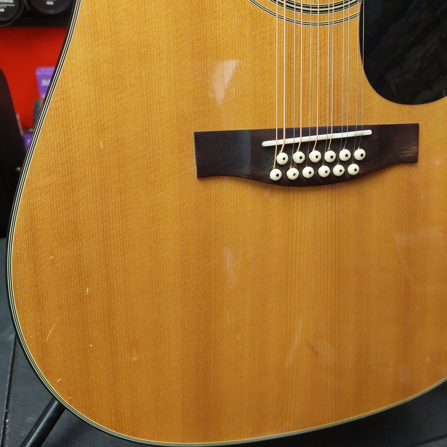 Jasmine by Takamine ES312 12-String Acoustic/Electric Guitar -Natural (USED) "Made In Korea"