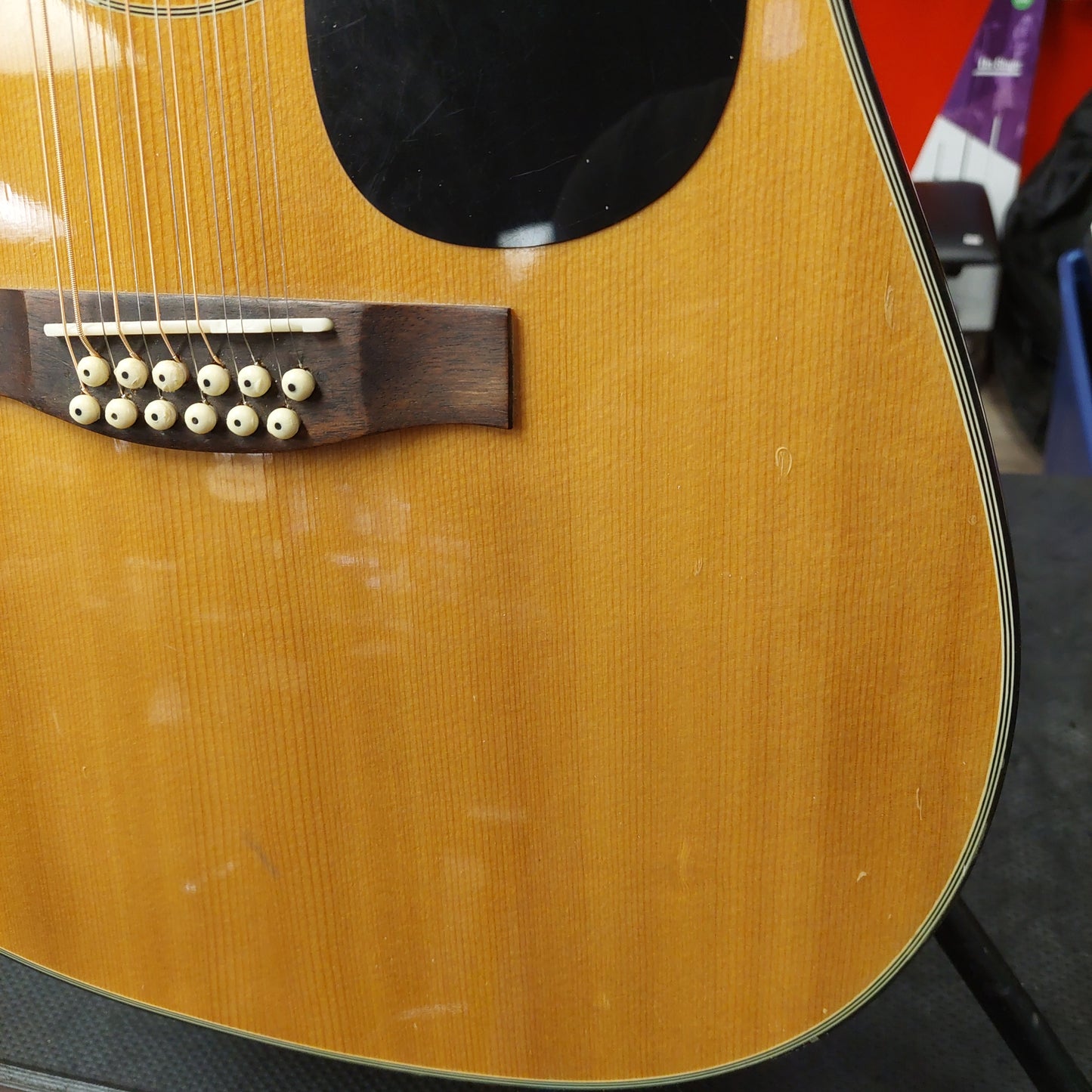 Jasmine by Takamine ES312 12-String Acoustic/Electric Guitar -Natural (USED) "Made In Korea"
