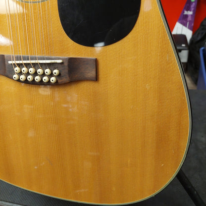 Jasmine by Takamine ES312 12-String Acoustic/Electric Guitar -Natural (USED) "Made In Korea"