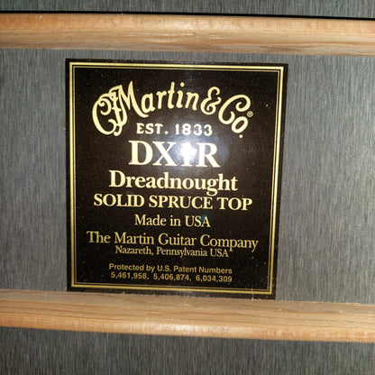 2003 Martin DX1R Dreadnought Acoustic Guitar Solid Spruce Top - Natural "Made In USA" SN# 973966