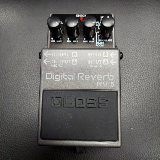 Boss RV-5 Digital Reverb Pedal (USED) "Made in Taiwan" SN# CT 80662