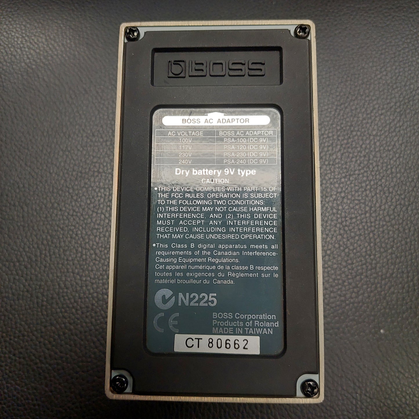 Boss RV-5 Digital Reverb Pedal (USED) "Made in Taiwan" SN# CT 80662