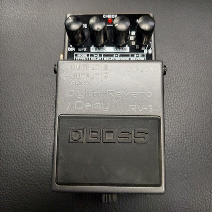 Boss RV-3 Digital Reverb Pedal (USED) "Made in Taiwan" SN# ZG28532