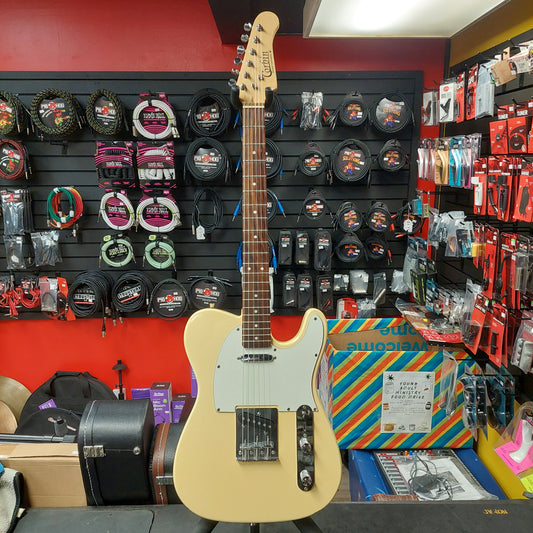 Corbin EGT217 Tele-Style Electric Guitar - Vintage Cream (USED)