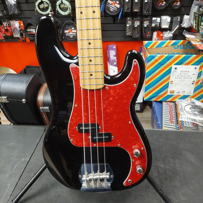 CORT 4-String P-Bass Black w/ Red Pickguard (USED) SN# 7125525