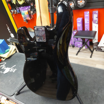 CORT 4-String P-Bass Black w/ Red Pickguard (USED) SN# 7125525