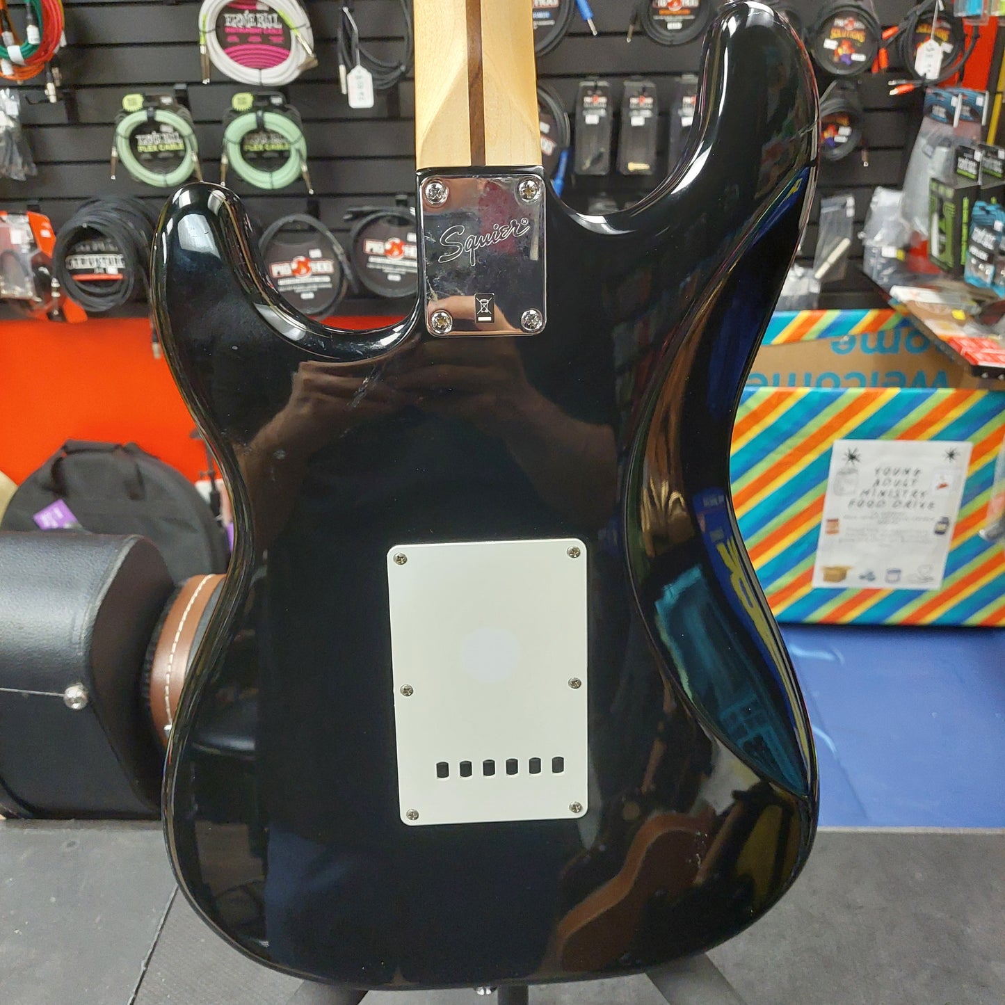 2009 Squier Affinity Stratocaster - Black SN# ICS09002284