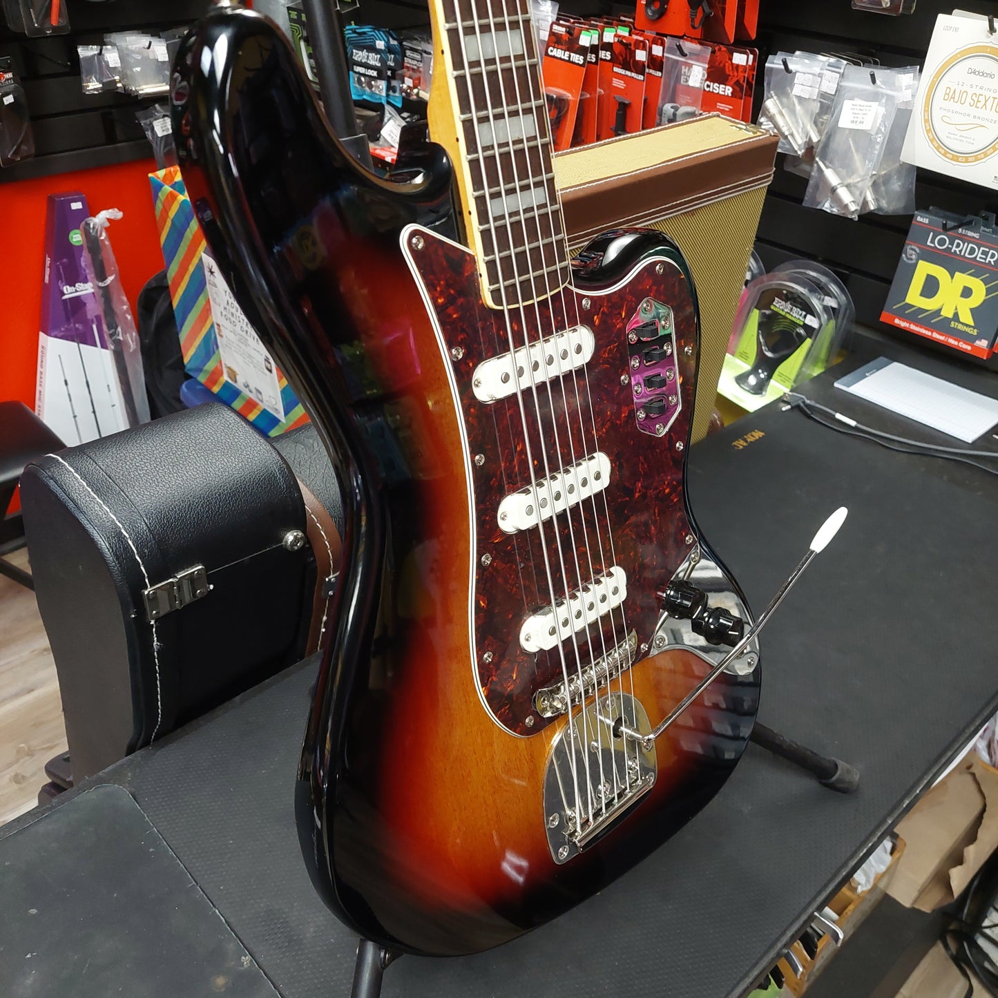 2021 Squier Classic Vibe Bass VI, Laurel Fingerboard, 3-Color Sunburst SN# ICSG21022768