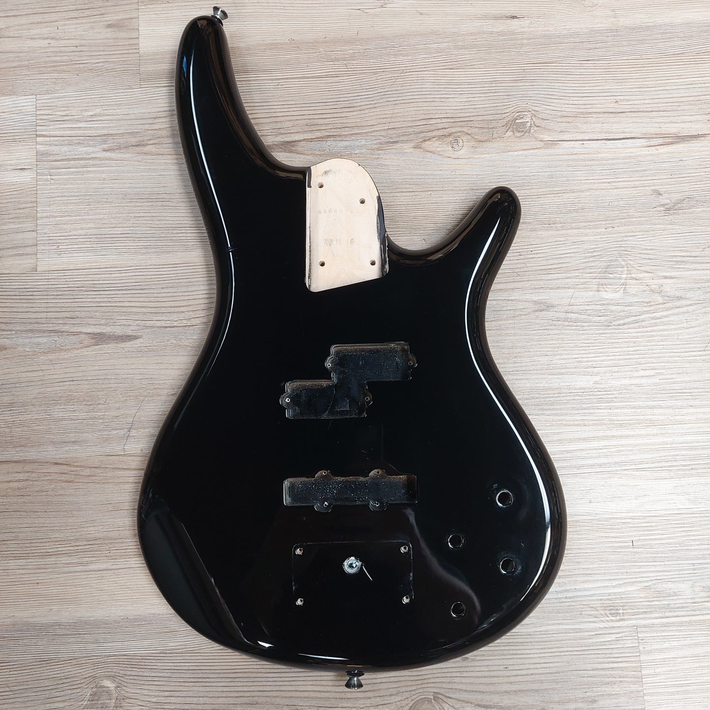 Ibanez SDGR Bass Guitar Body - Black Gloss w/ Neck Screws (USED)