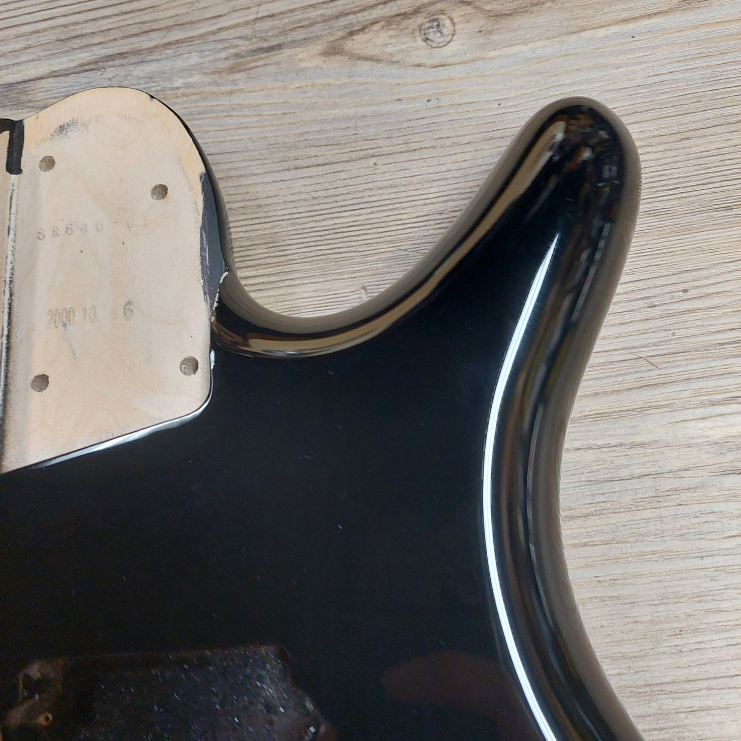 Ibanez SDGR Bass Guitar Body - Black Gloss w/ Neck Screws (USED)