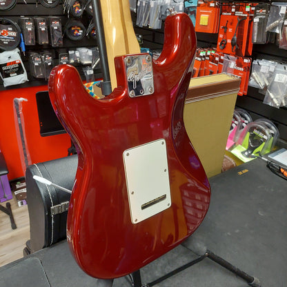 1988 Fender Stratocaster Plus Electric Guitar - Candy Apple Red w/ Fender Hard Case "Made In USA" SN# E486416 "Not Original Tuners They Are Marked Fender Japan"