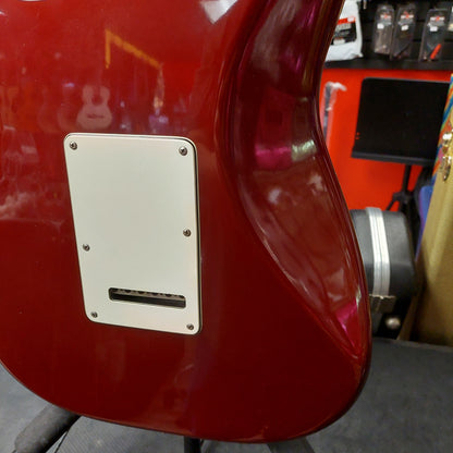1988 Fender Stratocaster Plus Electric Guitar - Candy Apple Red w/ Fender Hard Case "Made In USA" SN# E486416 "Not Original Tuners They Are Marked Fender Japan"
