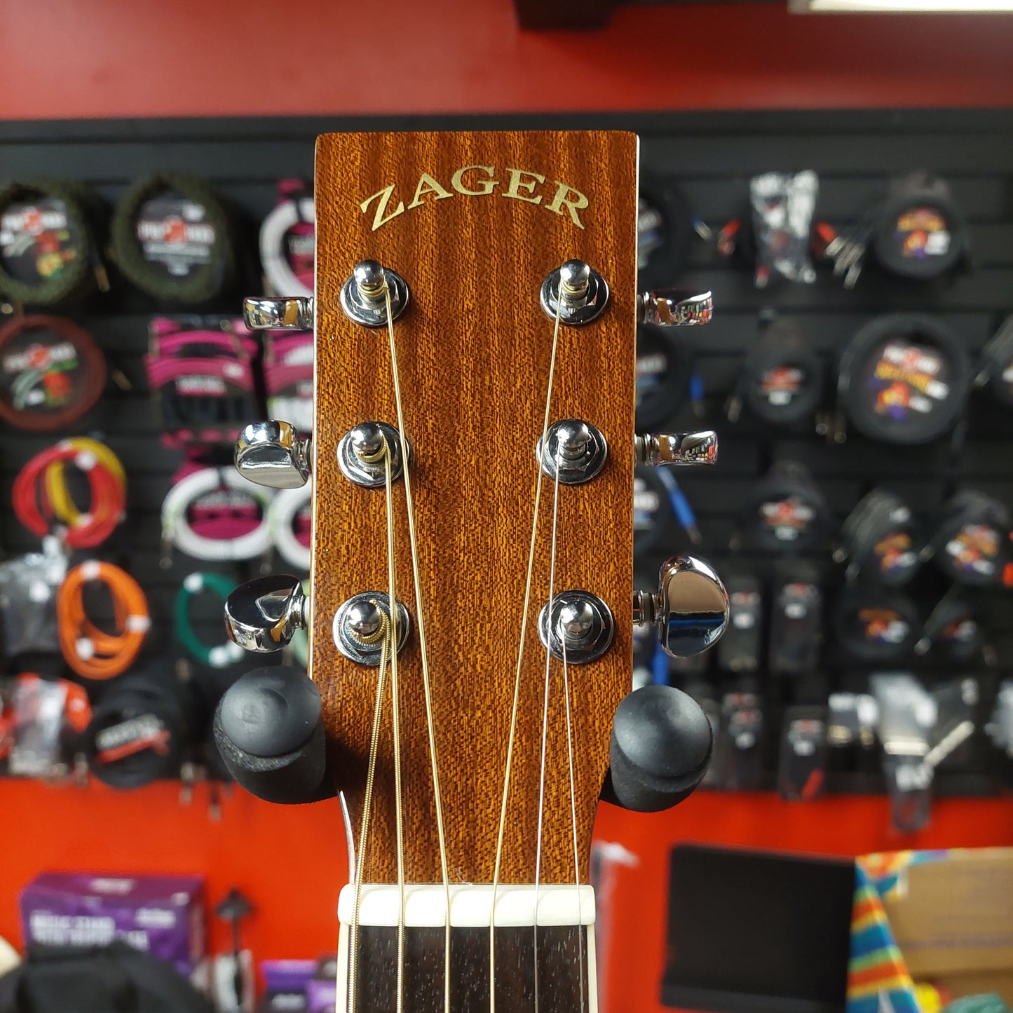 2023 ZAGER ZAD-500 M/N ACOUSTIC GUITAR - NATURAL W/ ZAGER HARD CASE SN# 230301759