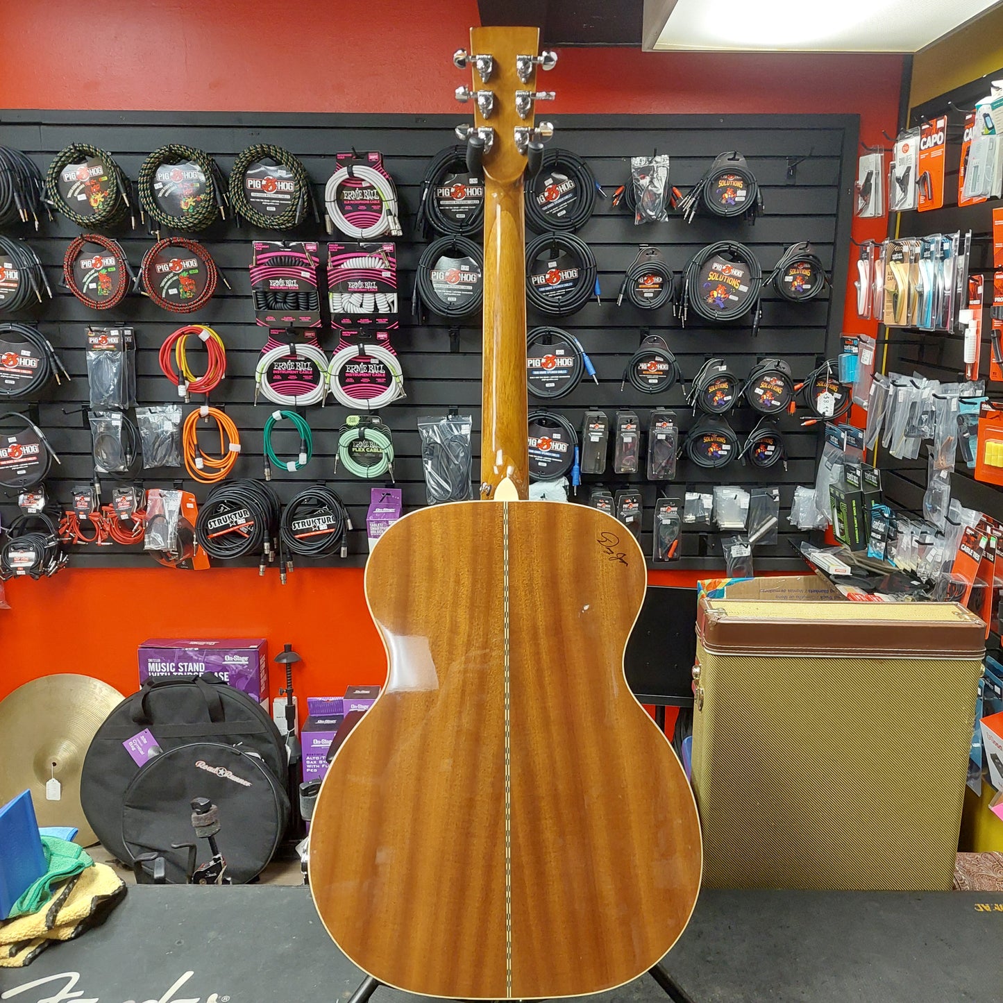 2023 ZAGER ZAD-500 M/N ACOUSTIC GUITAR - NATURAL W/ ZAGER HARD CASE SN# 230301759