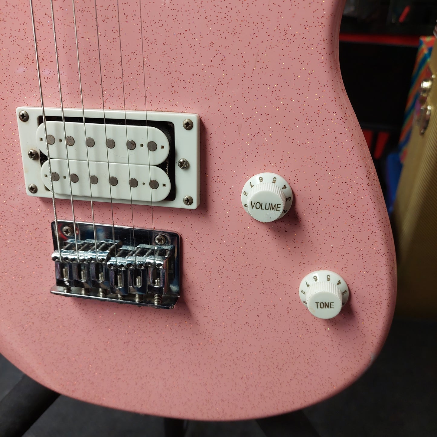 Peavey Rockmaster Electric Guitar - Metal Pink Sparkle (USED)