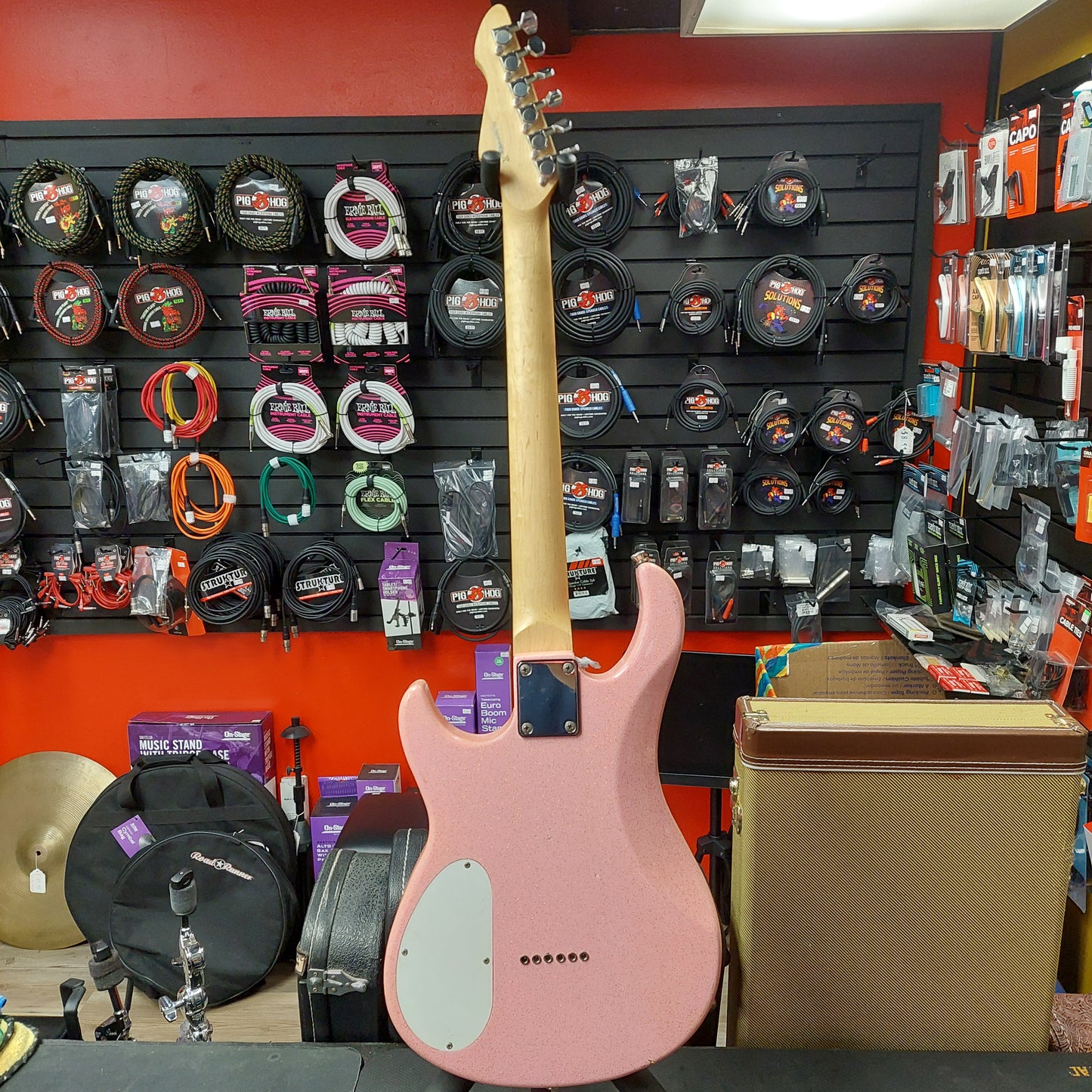 Peavey Rockmaster Electric Guitar - Metal Pink Sparkle (USED)