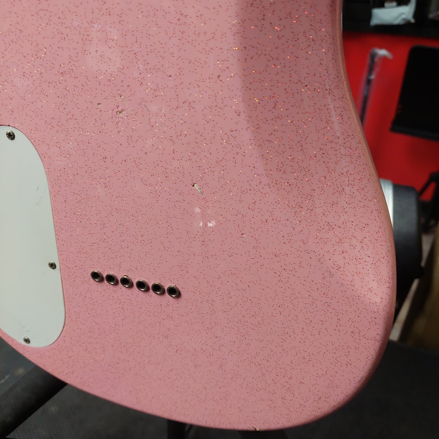 Peavey Rockmaster Electric Guitar - Metal Pink Sparkle (USED)