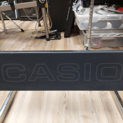 1980's Vintage Casio Casiotone 601 Electronic Musical Instrument Organ/Keyboard - Wood Finish w/ Casio Metal Stand (USED) "Made In Japan" SN# 2 A 500535