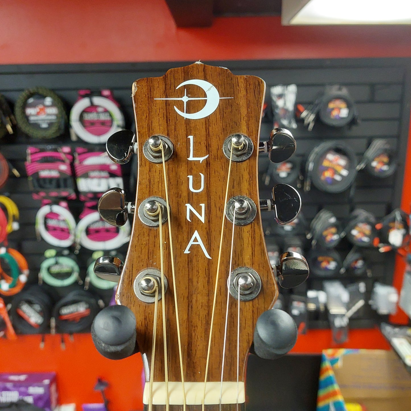 Luna Gypsy Spalt Grand Concert Acoustic/Electric Guitar - Natural Gloss SN# KH160901361