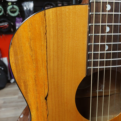 Luna Gypsy Spalt Grand Concert Acoustic/Electric Guitar - Natural Gloss SN# KH160901361