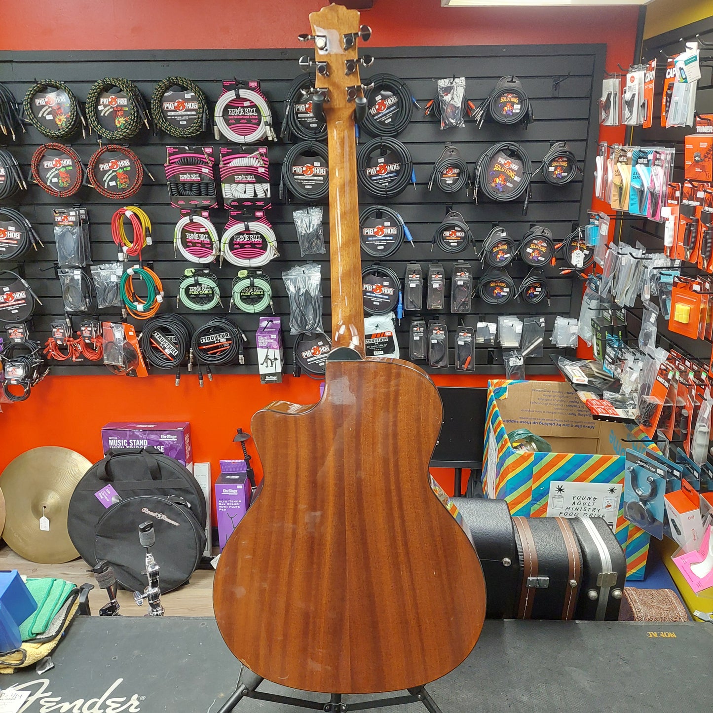 Luna Gypsy Spalt Grand Concert Acoustic/Electric Guitar - Natural Gloss SN# KH160901361