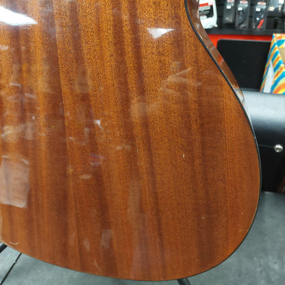 Luna Gypsy Spalt Grand Concert Acoustic/Electric Guitar - Natural Gloss SN# KH160901361