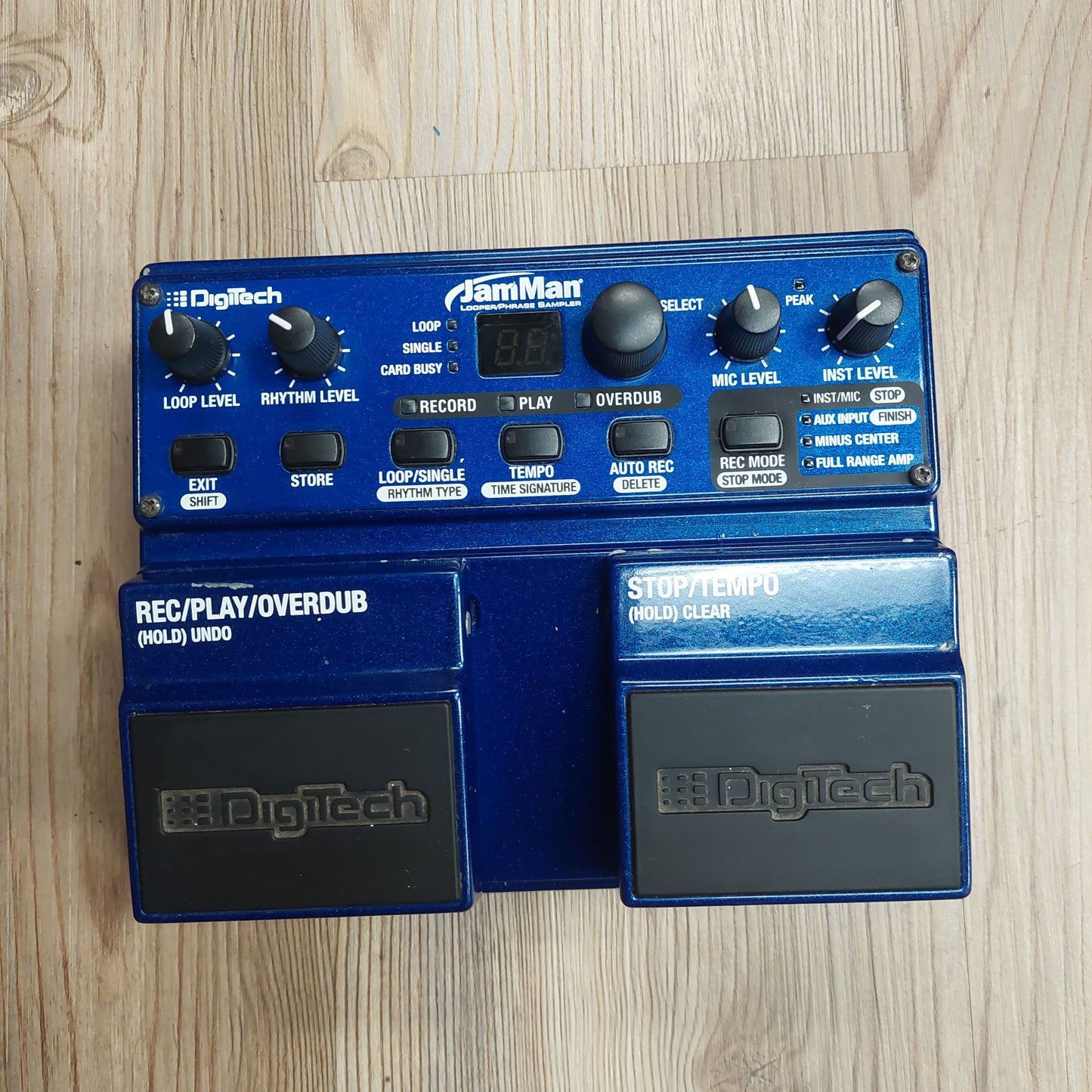 DigiTech Jam Man Looper/Phrase Sampler w/ 128MB Compact Flash Card & Power Supply (USED) "Made In USA"