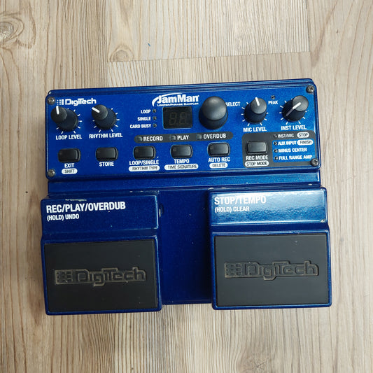 DigiTech Jam Man Looper/Phrase Sampler w/ 128MB Compact Flash Card & Power Supply (USED) "Made In USA"