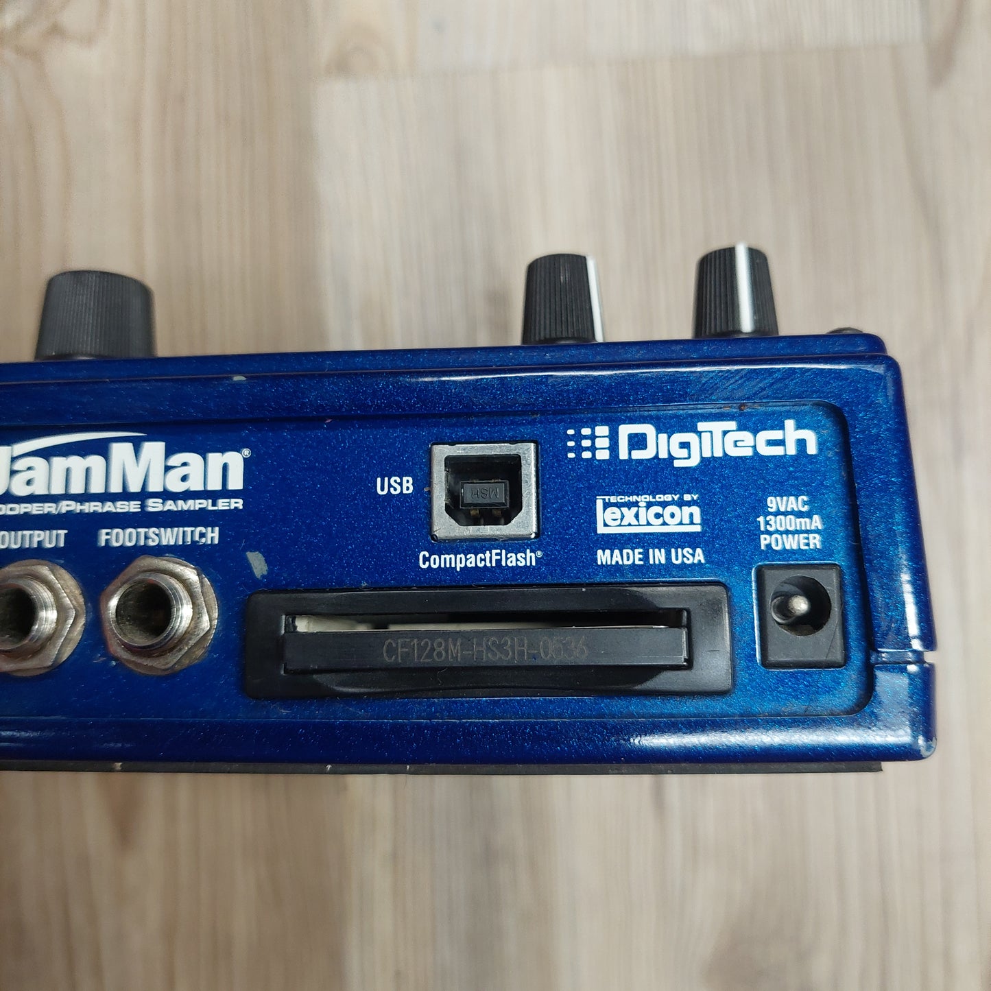 DigiTech Jam Man Looper/Phrase Sampler w/ 128MB Compact Flash Card & Power Supply (USED) "Made In USA"