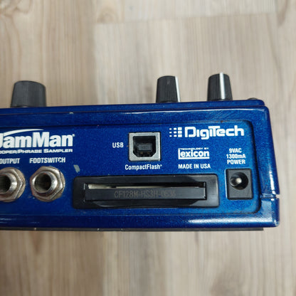 DigiTech Jam Man Looper/Phrase Sampler w/ 128MB Compact Flash Card & Power Supply (USED) "Made In USA"