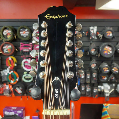 2018 Epiphone DR-212 12-String Acoustic Guitar - Natural SN# 18062305595