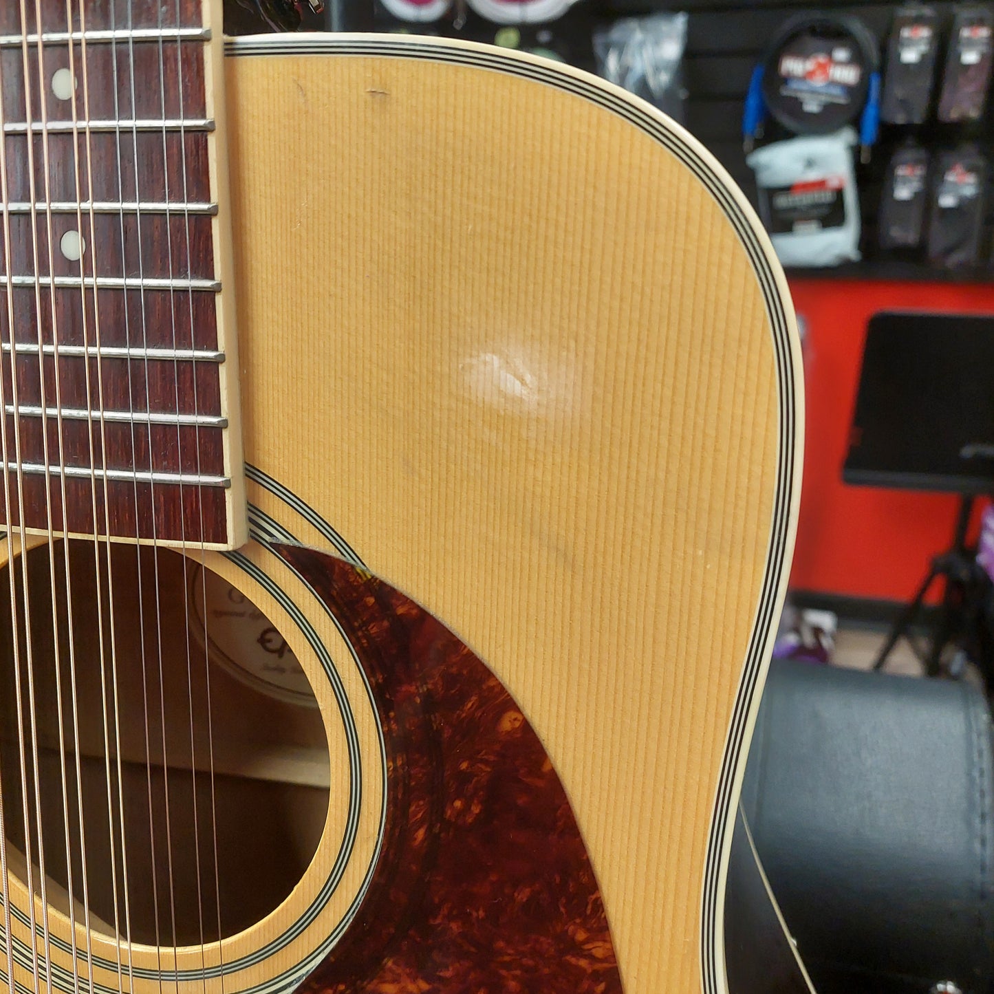 2018 Epiphone DR-212 12-String Acoustic Guitar - Natural SN# 18062305595