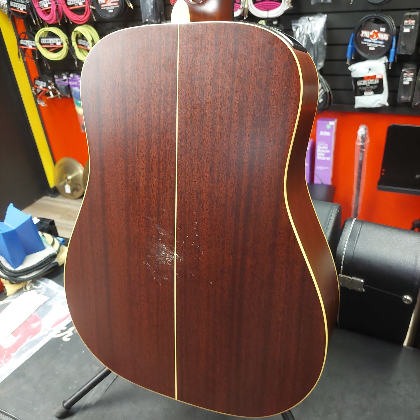 1980's Takamine EN-10 Acoustic Guitar - Natural "Made In Japan" SN# 93100098 "Sold As Is" Electronics Not Working