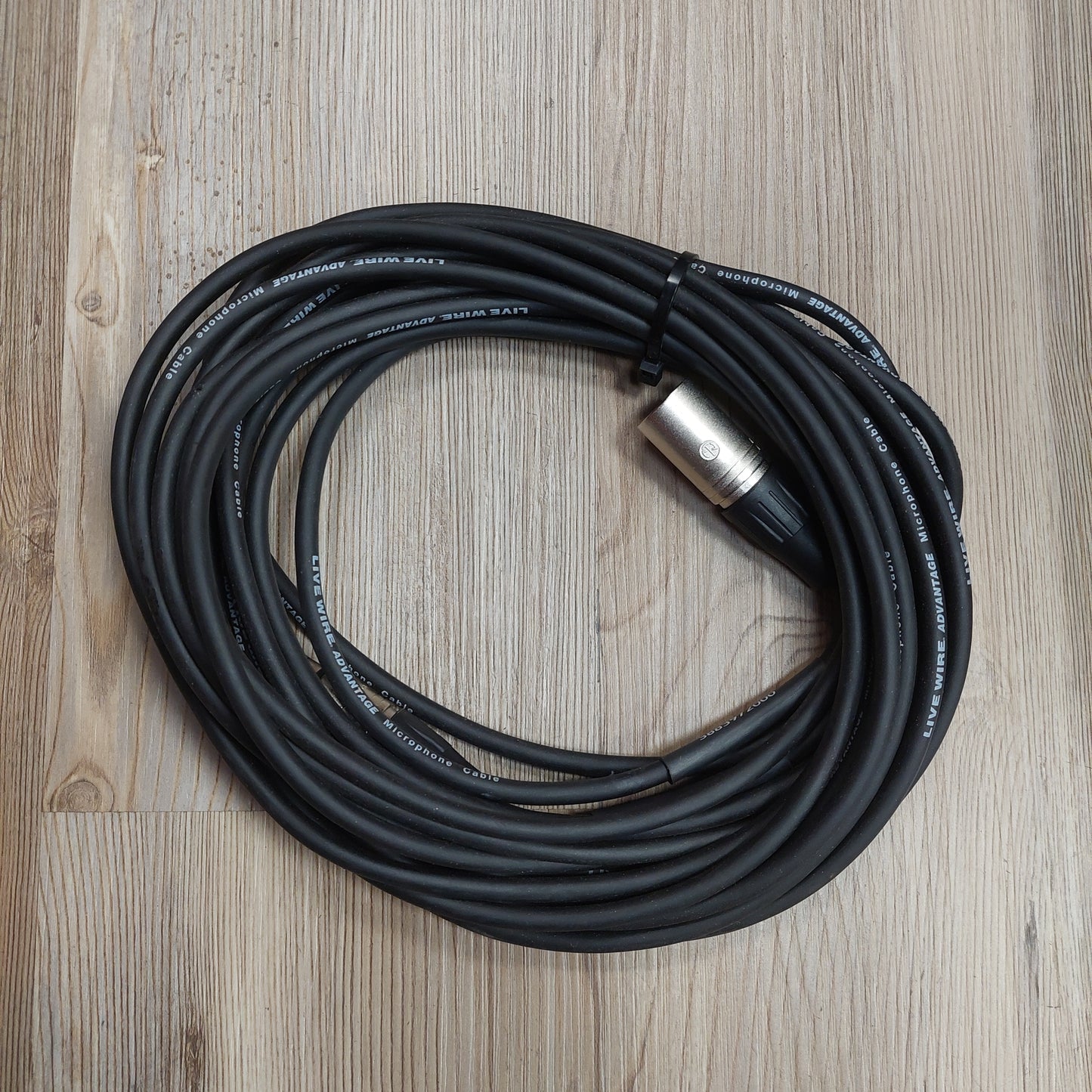 Livewire Advantage EXM25 XLR Microphone Cable - 25 Feet - Black (USED)