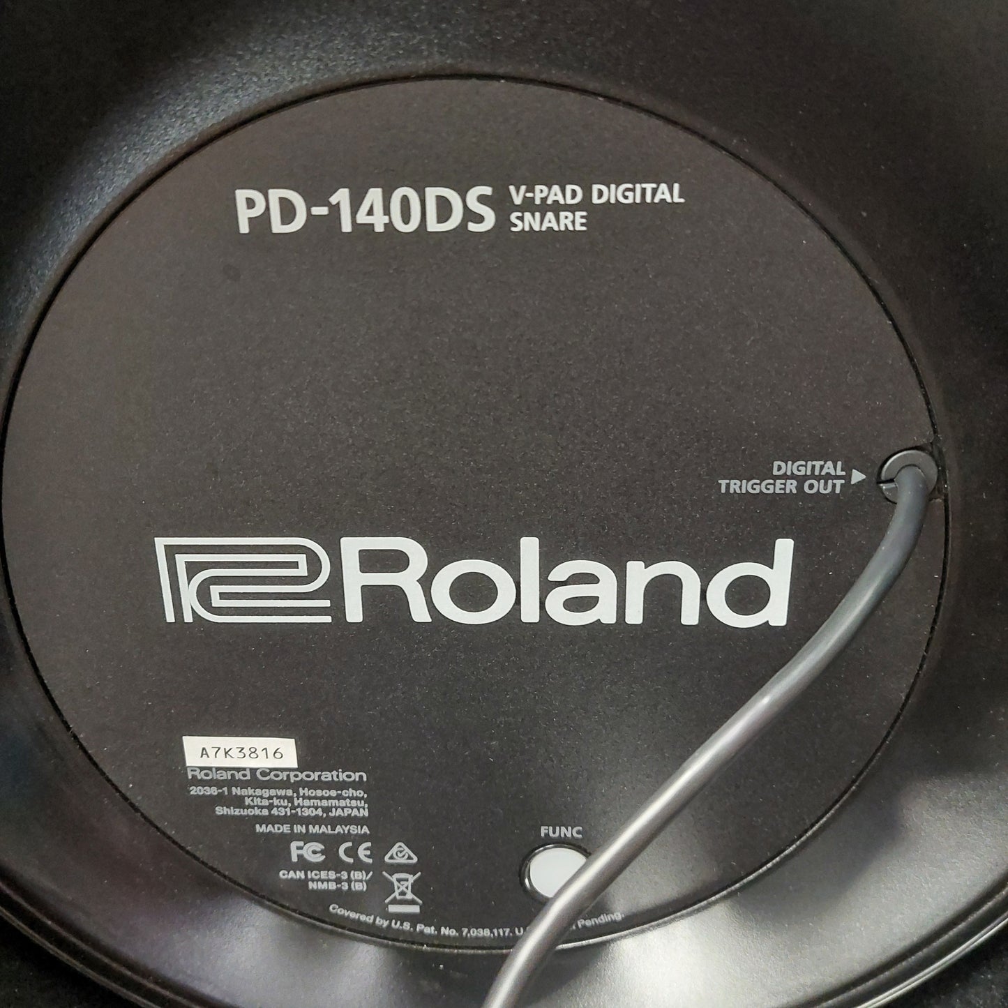 ROLAND PD-140DS V-PAD Digital Snare (USED) SN# A7K3816