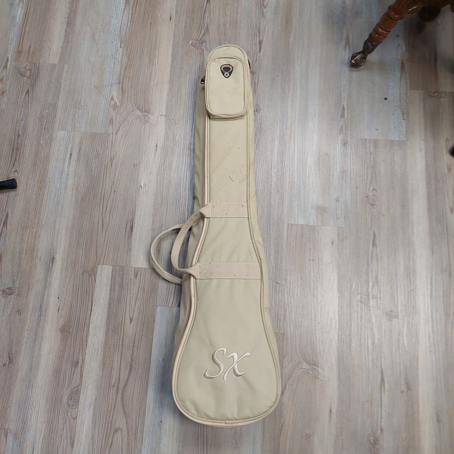 SX Lap Steel Guitar - Natural Finish w/ Legs & Gig Bag (USED) SN# 20631317