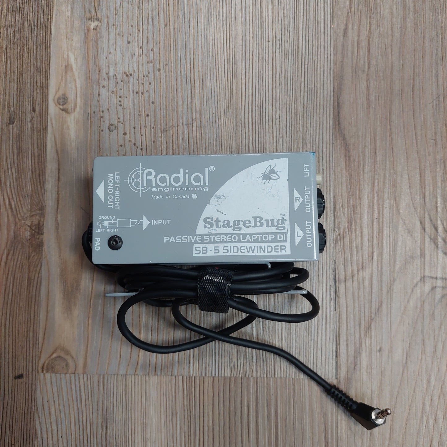 Radial SB-5 Sidewinder Stage Bug Passive Stereo Laptop DI (USED) "Made In Canada"