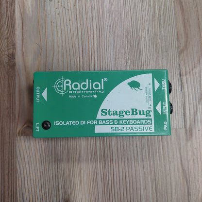 Radial Stage Bug SB-2 Passive Direct Box w/ Original Box (USED) "Made In Canada" SN# 1431633
