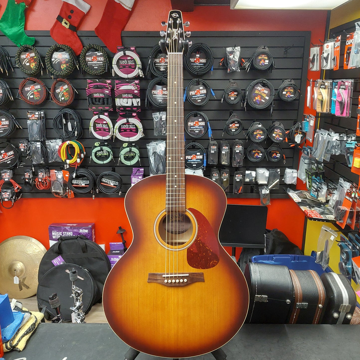 Seagull Entourage Rustic Mini Jumbo Acoustic Guitar - Rustic Burst (USED) "Made In Canada" SN# 032914012927