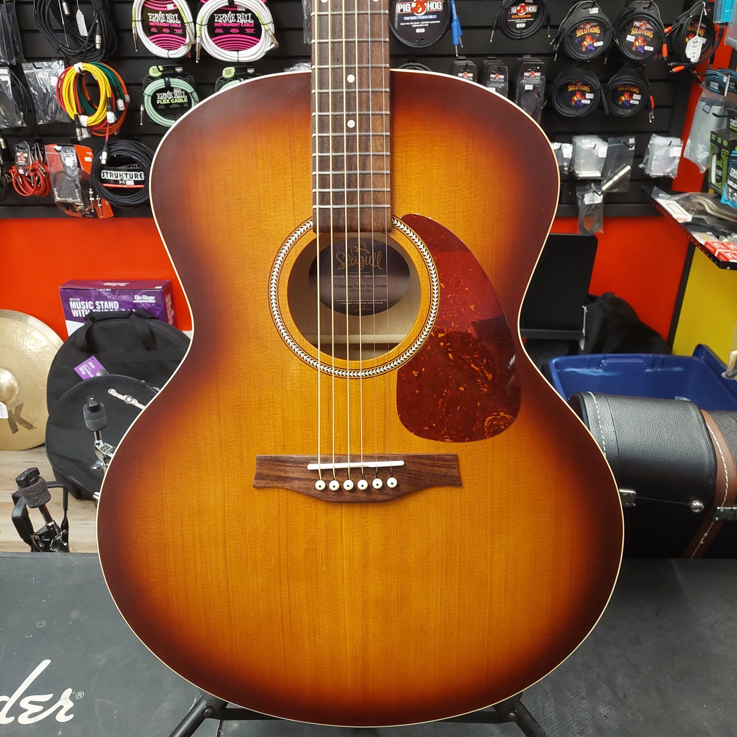 Seagull Entourage Rustic Mini Jumbo Acoustic Guitar - Rustic Burst (USED) "Made In Canada" SN# 032914012927
