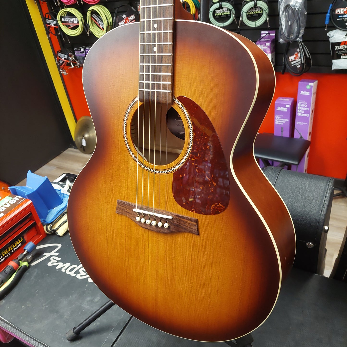 Seagull Entourage Rustic Mini Jumbo Acoustic Guitar - Rustic Burst (USED) "Made In Canada" SN# 032914012927