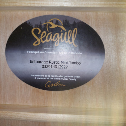 Seagull Entourage Rustic Mini Jumbo Acoustic Guitar - Rustic Burst (USED) "Made In Canada" SN# 032914012927