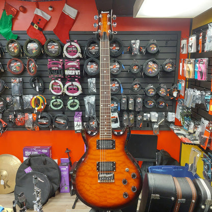 2000's Ibanez AX220QM Electric Guitar - Autumn Sunset Burst "Made In Korea" SN# WY31130