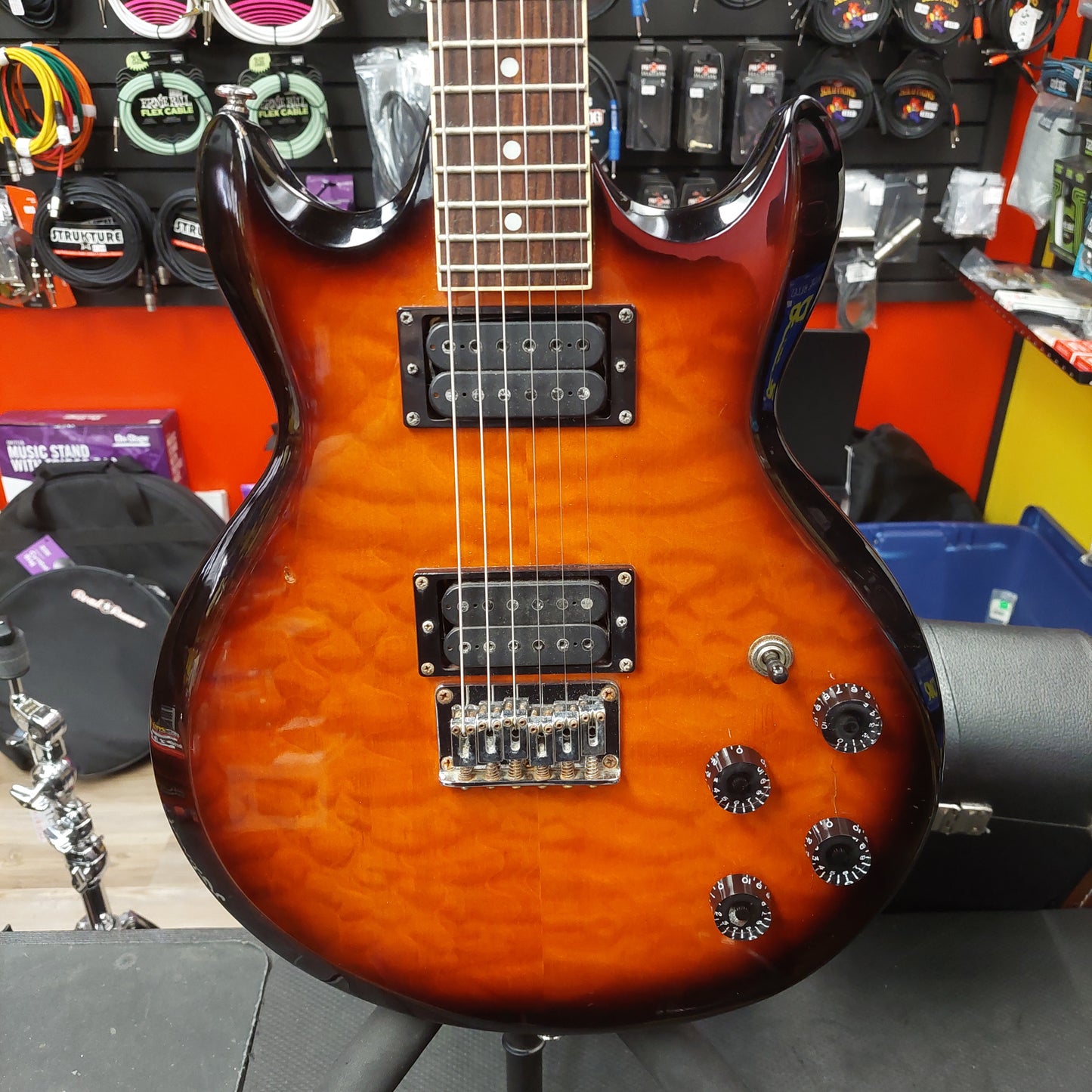 2000's Ibanez AX220QM Electric Guitar - Autumn Sunset Burst "Made In Korea" SN# WY31130