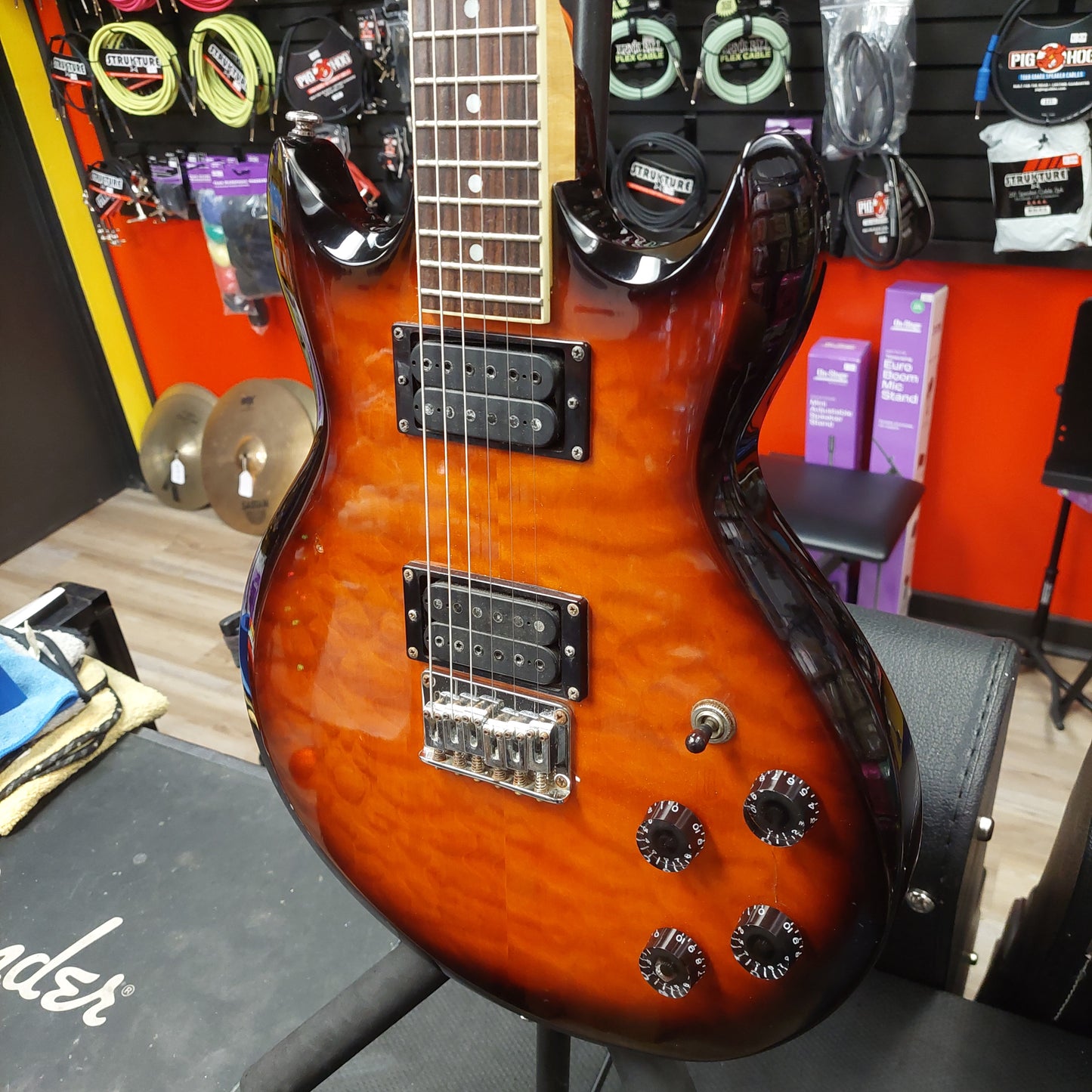 2000's Ibanez AX220QM Electric Guitar - Autumn Sunset Burst "Made In Korea" SN# WY31130