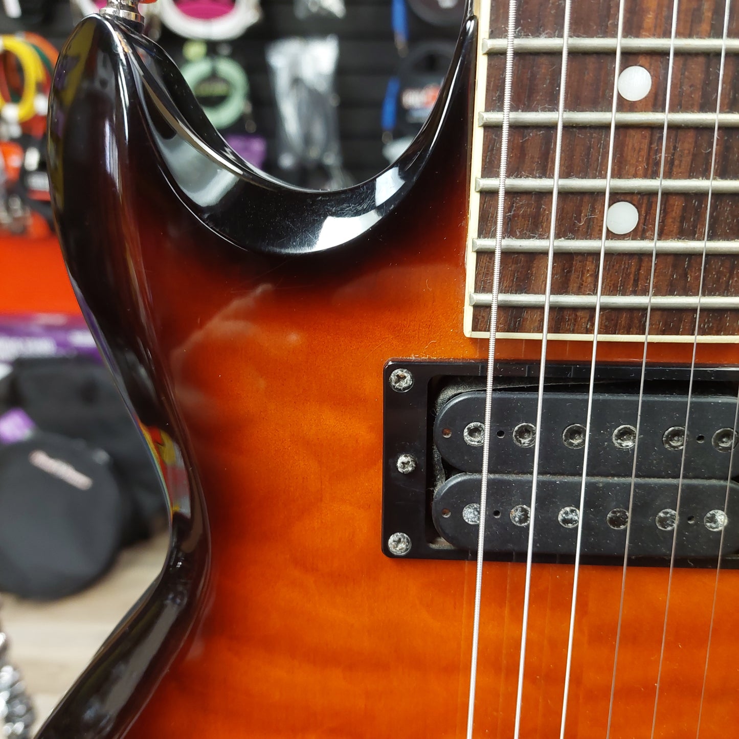 2000's Ibanez AX220QM Electric Guitar - Autumn Sunset Burst "Made In Korea" SN# WY31130