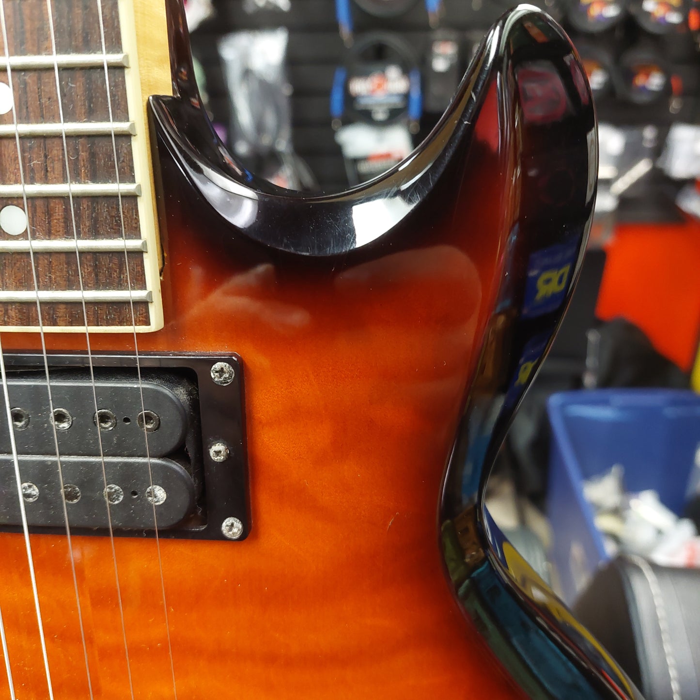 2000's Ibanez AX220QM Electric Guitar - Autumn Sunset Burst "Made In Korea" SN# WY31130